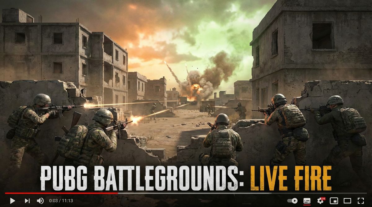 高清视频绝地求生城市巷战视频